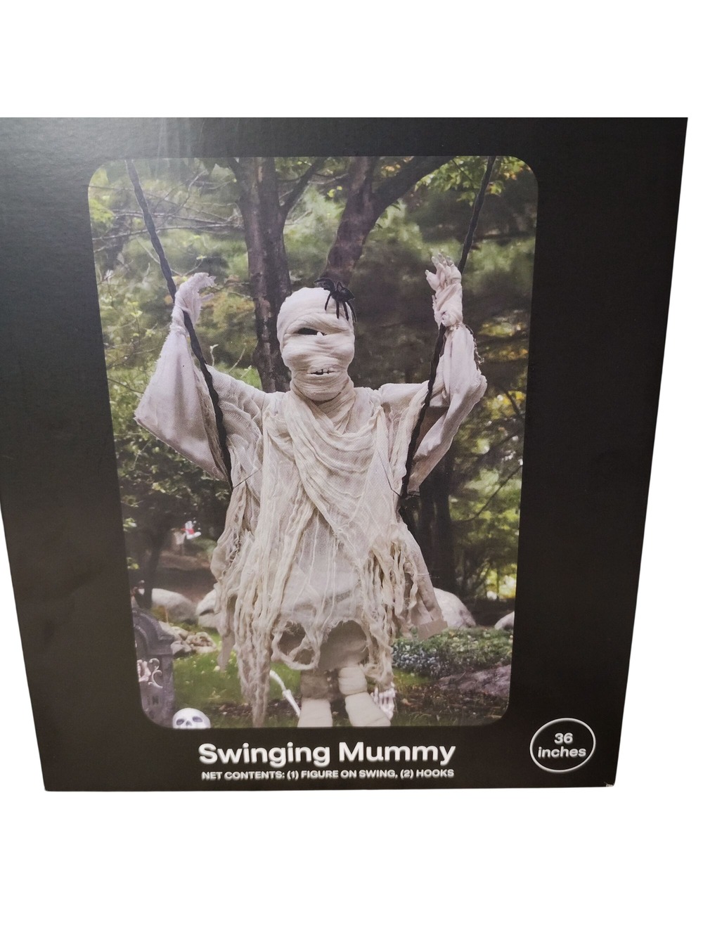 Spooky Village 36 Inch Swinging Mummy Halloween Prop Decor Hanging Figure New